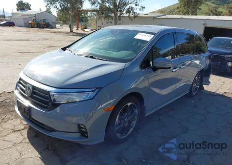 2023 Honda Odyssey Elite z USA, uszkodzony, nr VIN 5FNRL6H96PB072045